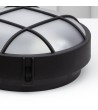 Plafonnier Extérieur Rond à Grille Hublot Ø220 mm - 4407 - vue 4
