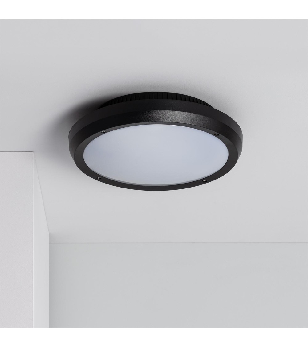 Plafonnier Extérieur Rond Curio IP65 Noir - 4405 - vue 1