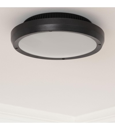 Plafonnier Extérieur Rond Curio IP65 Noir - 4405 - vue 3
