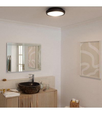 Plafonnier Extérieur Rond Curio IP65 Noir - 4405 - vue 4