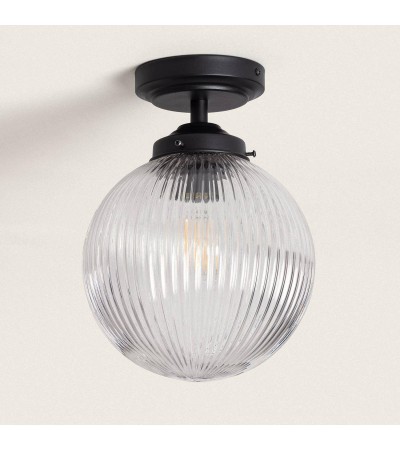 Plafonnier Extérieur Verre Soma - 102536 - vue 3