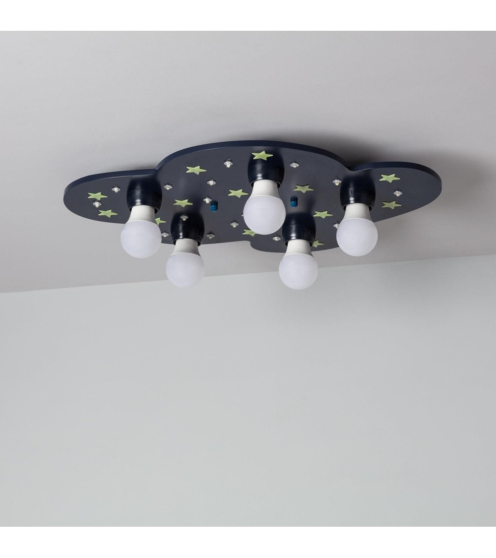 Plafonnier Kids Bois Cosmon - 74494 - vue 1