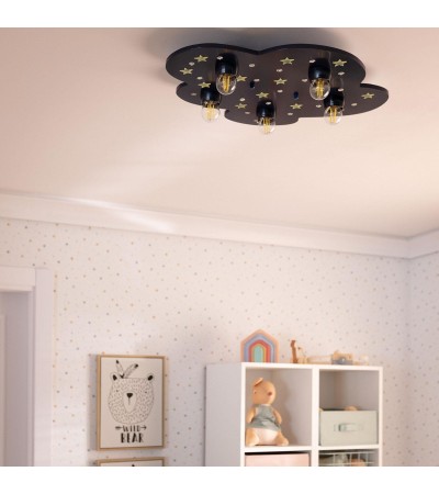 Plafonnier Kids Bois Cosmon - 74494 - vue 2