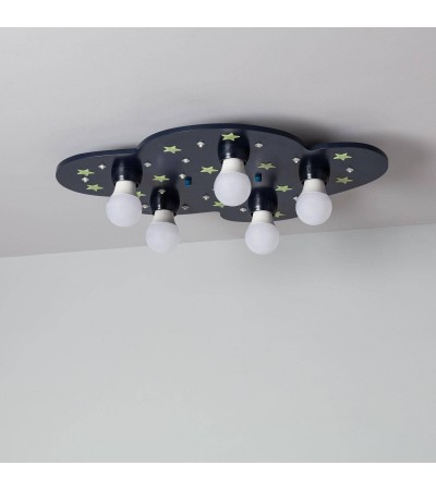 Plafonnier Kids Bois Cosmon - 74494 - vue 3