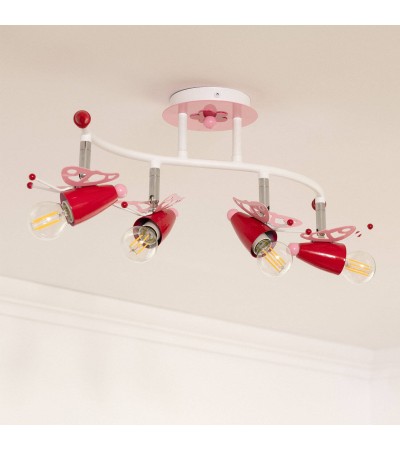 Plafonnier Kids Métal Papilio - 74500 - vue 5