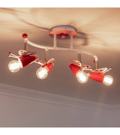 Plafonnier Kids Métal Papilio - 74500 - vue 6