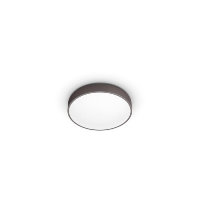 Plafonnier LED CCT Marron 28W avec Télécommande