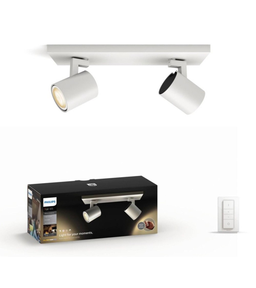 Plafonnier LED CCT Runner 2 Spots - 67699 - vue 1