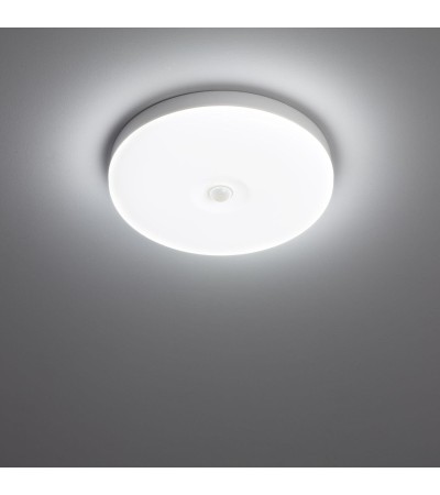 Plafonnier LED 12W Ø216 mm No Flicker avec Détecteur de Présence PIR et Crépusculaire - 86701 - vue 4