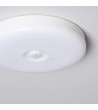 Plafonnier LED 12W Ø216 mm No Flicker avec Détecteur de Présence PIR et Crépusculaire - 86701 - vue 6