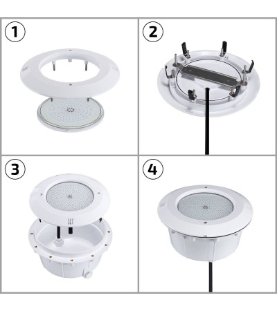 Ampoule LED Piscine Slim Submersible PAR56 12V AC/DC 20W IP68 XtraPool - 64960 - vue 4