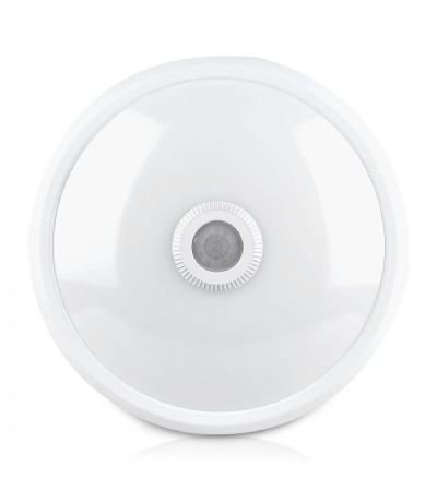Plafonnier LED 20W avec Détecteur de Mouvement PIR et Crépusculaire Design Ø295 mm