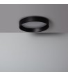 Plafonnier LED 20W Rond à˜450 mm Métal CCT Sélectionnable Noir Design - 71757 - vue 3
