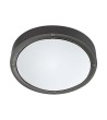 Plafonnier LED Basic Aluminium Gris 14.5W IP65 LEDS-C4 15-9835-34-CL - 65499 - vue 3