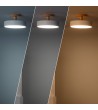 Plafonnier LED Bois et Métal 12W CCT Sélectionnable Whisty - 77635 - vue 6