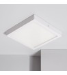 Plafonnier LED Carré 18W Extra-Plat (CRI90) Microprismatique CCT Sélectionnable (UGR17) 205x205 mm - 75517 - vue 3