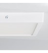 Plafonnier LED Carré 18W Extra-Plat (CRI90) Microprismatique CCT Sélectionnable (UGR17) 205x205 mm - 75517 - vue 4