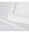 Plafonnier LED Carré 18W Extra-Plat (CRI90) Microprismatique CCT Sélectionnable (UGR17) 205x205 mm - 75517 - vue 6