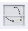 Plafonnier LED Carré 24W Aluminium 300x300 mm Dimmable Dim To Warm - 105405 - vue 3