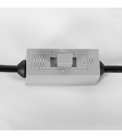 Plafonnier LED Carré 24W Extra-Plat (CRI90) Microprismatique CCT Sélectionnable (UGR17) 280x280 mm - 75540 - vue 8