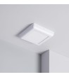 Plafonnier LED Carré Métal Design White 12W 178x178mm - 1132 - vue 3