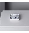 Plafonnier LED Carré Métal Design White 6W 122x122mm - 1130 - vue 7