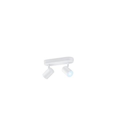 Plafonnier LED Dimmable CCT Sélectionnable Smart WiFi+Bluetooth 4.9W Deux Spots WiZ Imageo