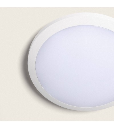 Plafonnier LED Extérieur CCT Sélectionnable 21-30W avec Éclairage de Secours Ø300 mm - 108295 - vue 2