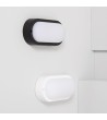 Plafonnier LED Extérieur Ovale 15W Hublot Black IP65 85x173 mm - 77328 - vue 4