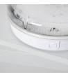 Plafonnier LED Extérieur Rond 24W Hublot IP65 Ø285 mm avec Éclairage de Sécurité Non Permanent - 77374 - vue 5