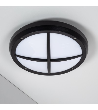 Plafonnier LED Extérieur Rond Linus IP65 13.5W à˜300 mm
