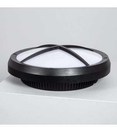Plafonnier LED Extérieur Rond Linus IP65 13.5W à˜300 mm - 4404 - vue 8