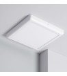 Plafonnier LED Métal Carré Design 24W Métal 300x300 mm White - 1136 - vue 3