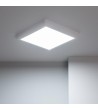 Plafonnier LED Métal Carré Design 24W Métal 300x300 mm White - 1136 - vue 4