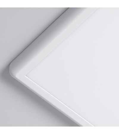 Plafonnier LED Métal Carré Design 24W Métal 300x300 mm White - 1136 - vue 5