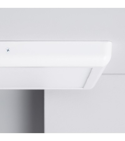 Plafonnier LED Métal Carré Design 24W Métal 300x300 mm White - 1136 - vue 6