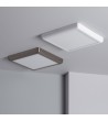 Plafonnier LED Métal Carré Design 24W Métal 300x300 mm White - 1136 - vue 8