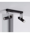 Plafonnier LED Orientable Métal Big Bari 2 Spots 8W - 4901 - vue 1