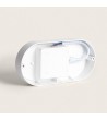 Plafonnier LED Ovale 25W Extérieur 94x198 mm IP65 avec Détecteur de Mouvement et Crépusculaire Hublot White - 77360 - vue 6
