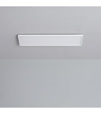 Plafonnier LED Rectangulaire SwitchCCT Sélectionnable 24W Double Face 580x200 mm