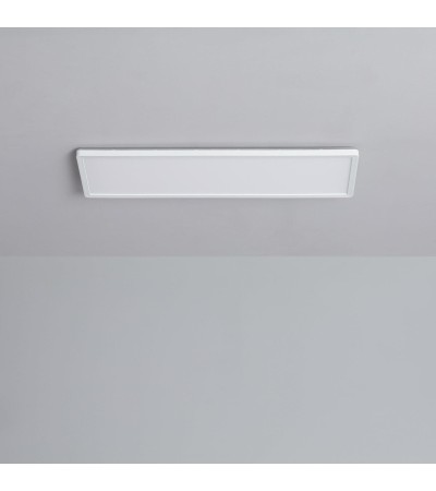 Plafonnier LED Rectangulaire Variation par Paliers 3 Niveaux SwitchDimm 24W Double Face 580x200mm - 80130 - vue 3