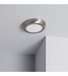 Plafonnier LED Rond 12W Métal Design Silver Ø175 mm - 1139 - vue 3