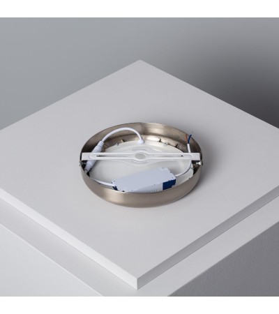 Plafonnier LED Rond 12W Métal Design Silver Ø175 mm - 1139 - vue 6