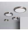 Plafonnier LED Rond 12W Métal Design Silver Ø175 mm - 1139 - vue 7