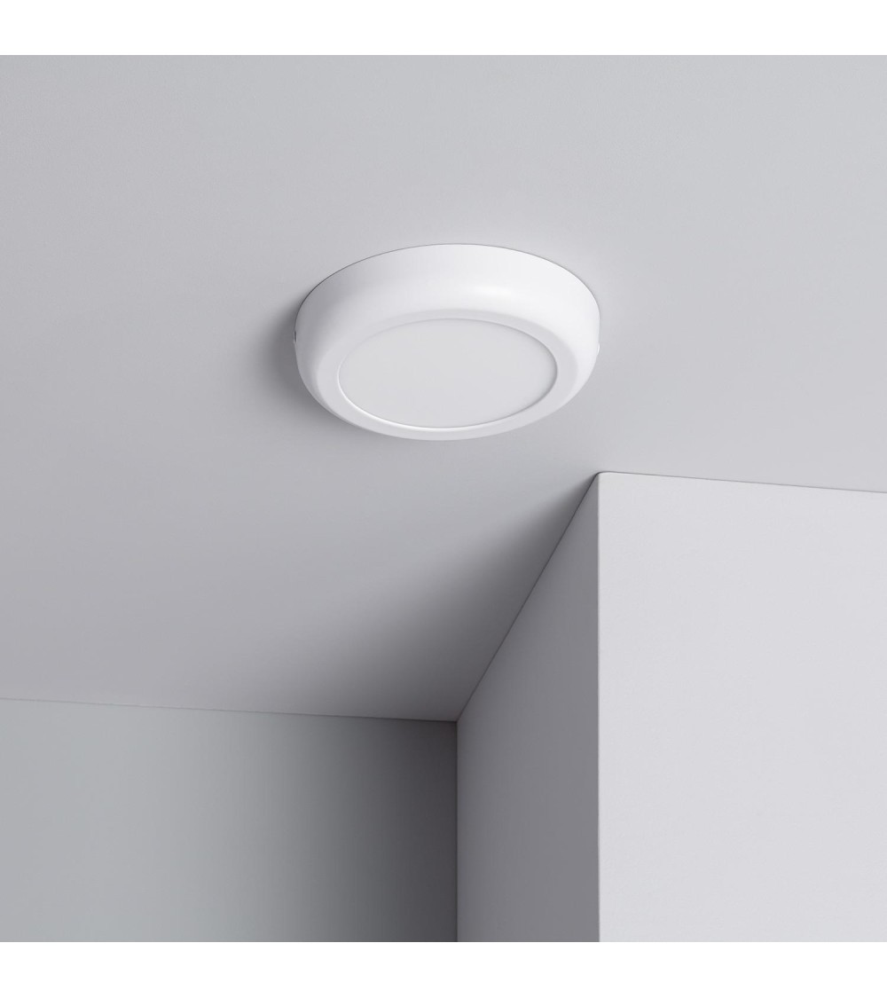 Plafonnier LED Rond 12W Métal Design White Ø180mm - 1131 - vue 1