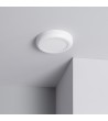 Plafonnier LED Rond 12W Métal Design White Ø180mm - 1131 - vue 1