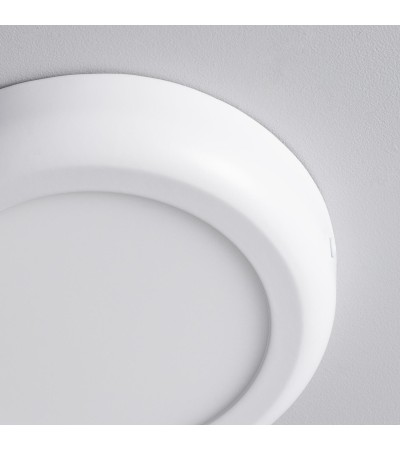 Plafonnier LED Rond 12W Métal Design White Ø180mm - 1131 - vue 5
