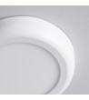 Plafonnier LED Rond 12W Métal Design White Ø180mm - 1131 - vue 5