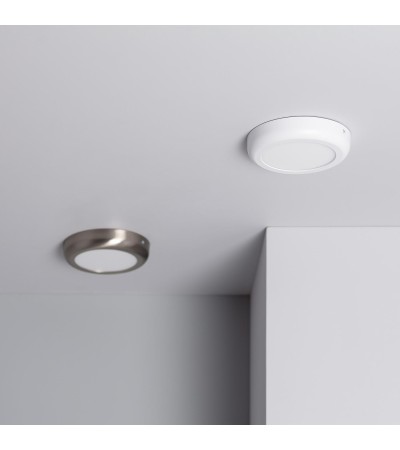 Plafonnier LED Rond 12W Métal Design White Ø180mm - 1131 - vue 8