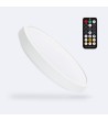 Plafonnier LED Rond 18W avec Détecteur de Mouvement Radar Ø300 mm - 108129 - vue 2